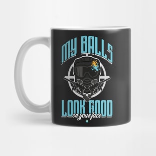 My Balls Look Good on your Face - Funny Paintball Gift Mug